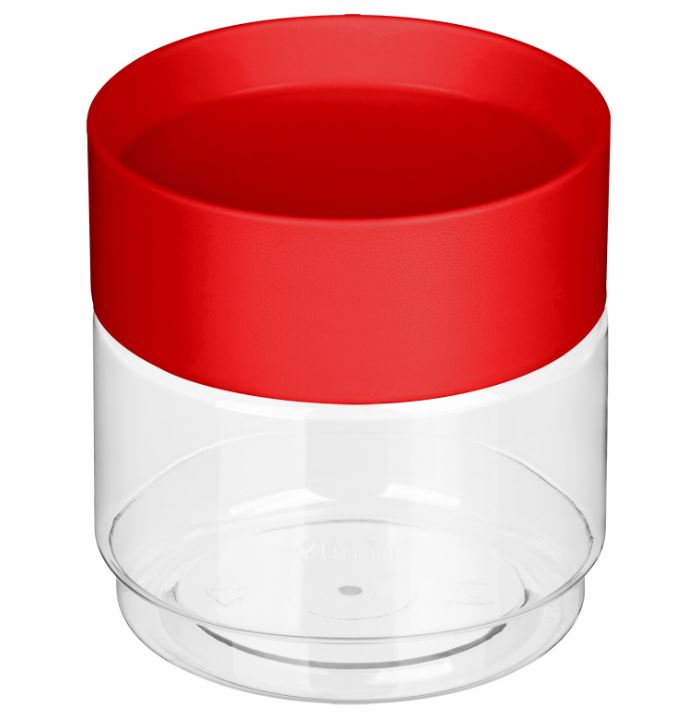 Емкость для сыпучих продуктов 0,5л (красный)